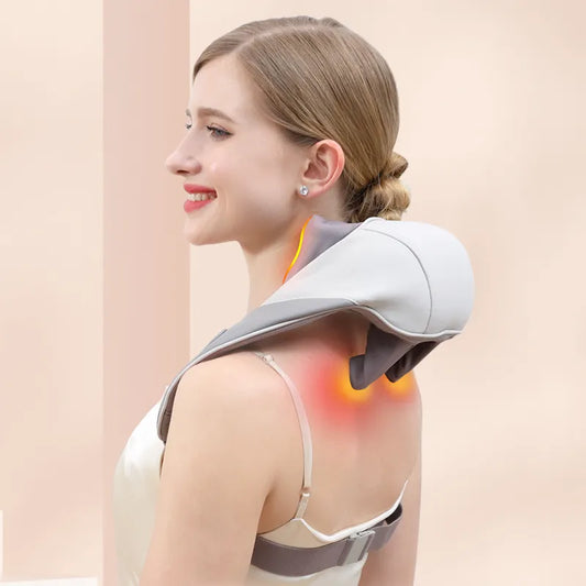 EaseNRelieve™ Deep Tissue Neck and Back Massager with Soothing Heat